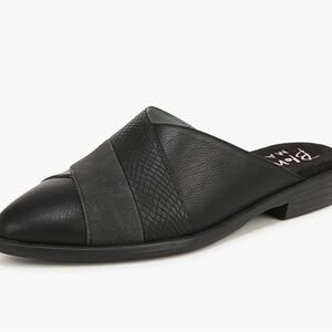 Blowfish Malibu Black Textured Mules NWOB